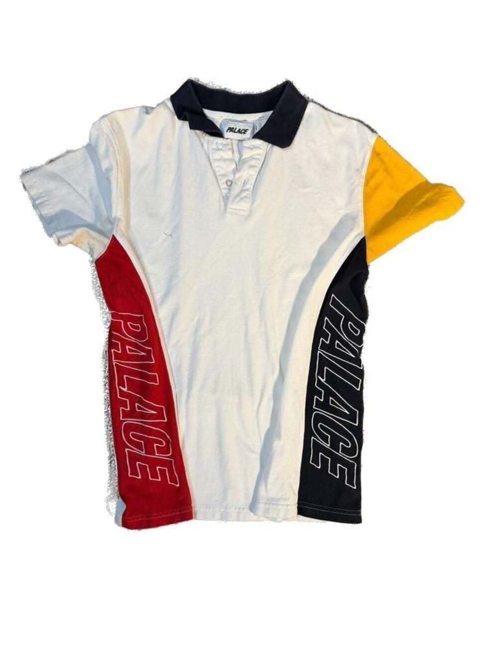 Palace Skateboards Multi-Color Panel Polo Shirt Size S